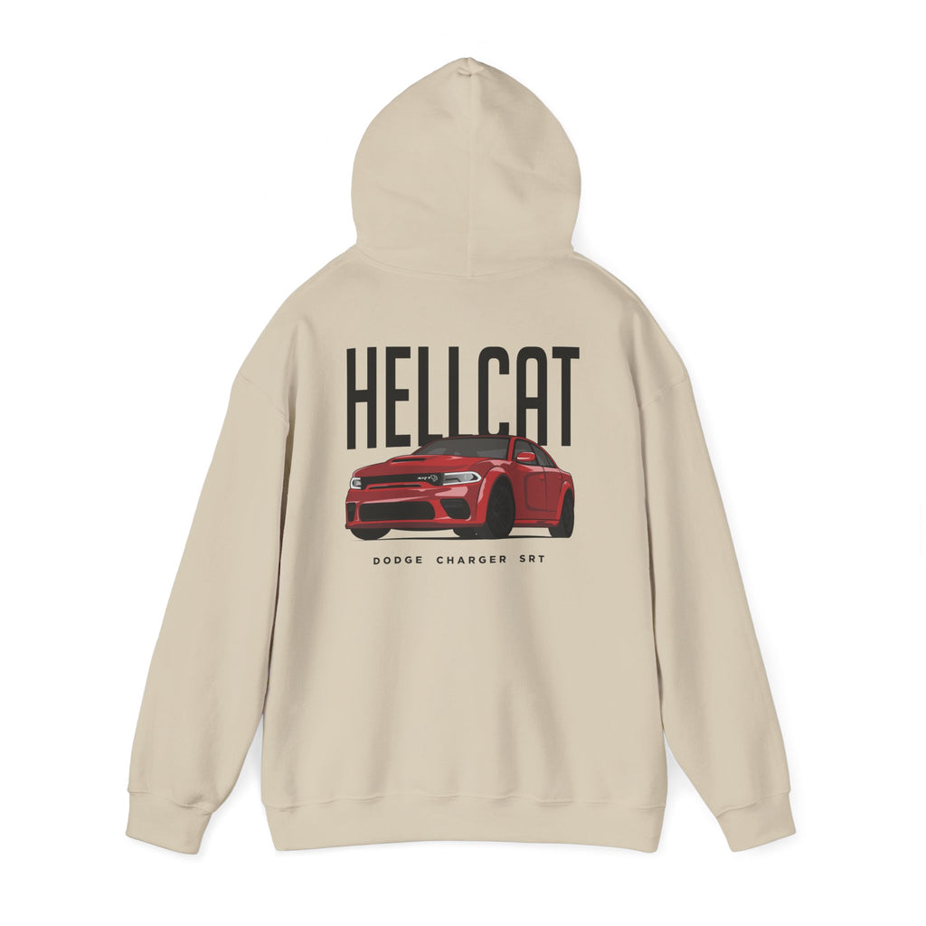 Cozy Minimalist Muscle Car Hoodie — Bold, Spacious Design