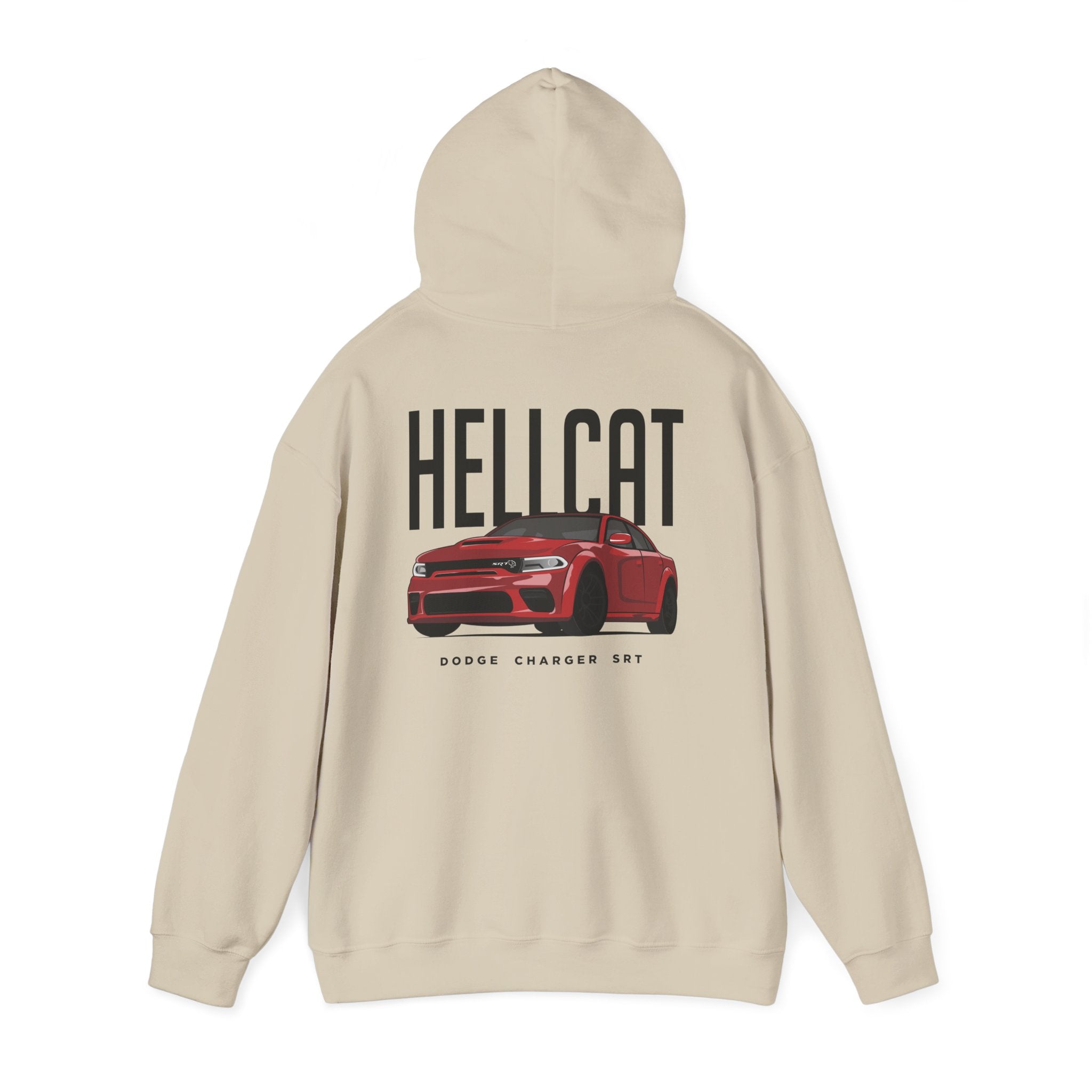 Cozy Minimalist Muscle Car Hoodie — Bold, Spacious Design