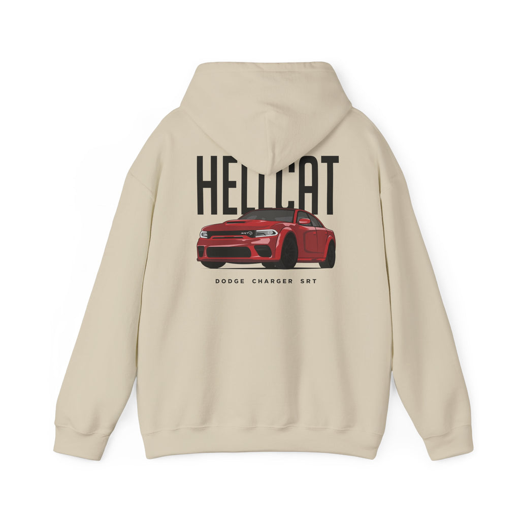 Cozy Minimalist Muscle Car Hoodie — Bold, Spacious Design
